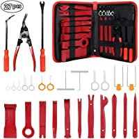 Los mejores  - flintronic Herramientas Desmontar- 27PCS Nilón Desmontaje-Eliminación Kit para Desmontar el Salpicadero Radio- Audio…
